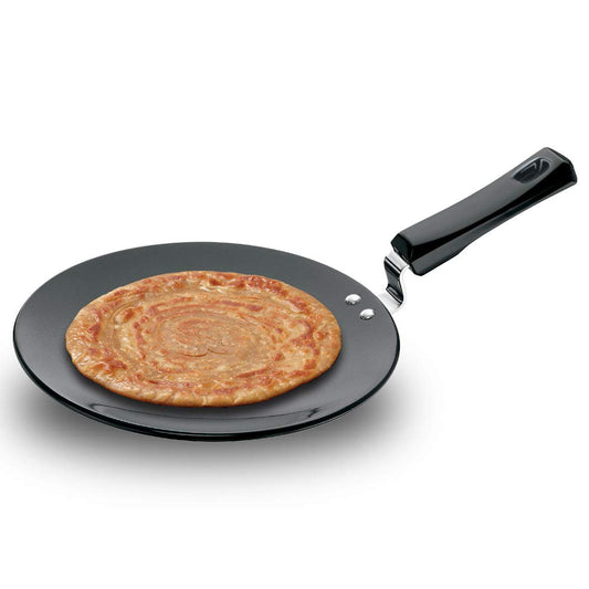 Hawkins Futura Tava Hard Anodised Extra Thick Tawa with Plastic Handle
