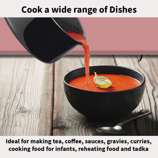Hawkins Futura Saucepan Hard Anodised Induction Sauce Pan with Lid, Small Multipurpose Sauce Pan