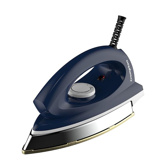 Blue iron with a white background