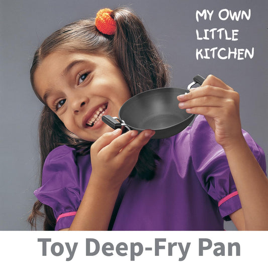Hawkins Futura Cookware 3-Piece Toy Kitchen Set Toy Deep-Fry Pan, Frying Pan & Tava for Kids