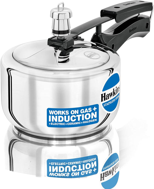 Pressure cooker with 'Hawking' branding on a white background