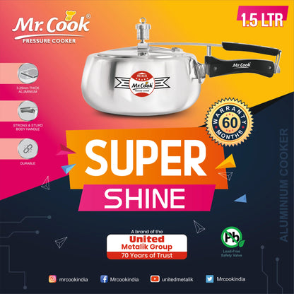 Mr.Cook Super Shine Pressure Cooker