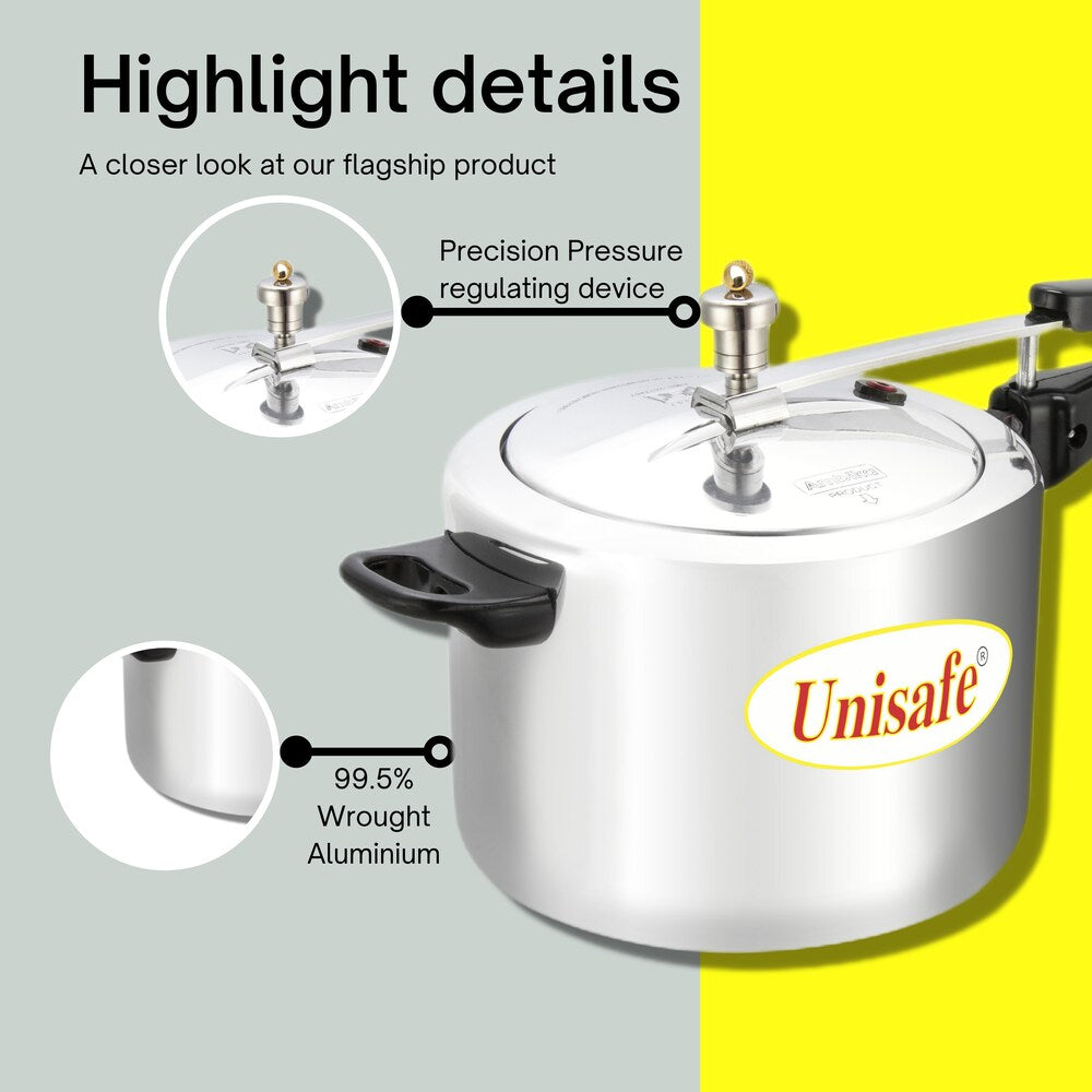 Unisafe Regular Aluminium Pressure Cooker